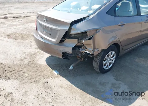 2013 Hyundai Accent Gls из США, поврежденный, VIN KMHCT4AE3DU459104